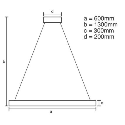 LED šviesos reguliavimas krištolas Sietynas ant stygos LED/130W/230V 3000-6500K auksas + nuotolinio valdymo pultas