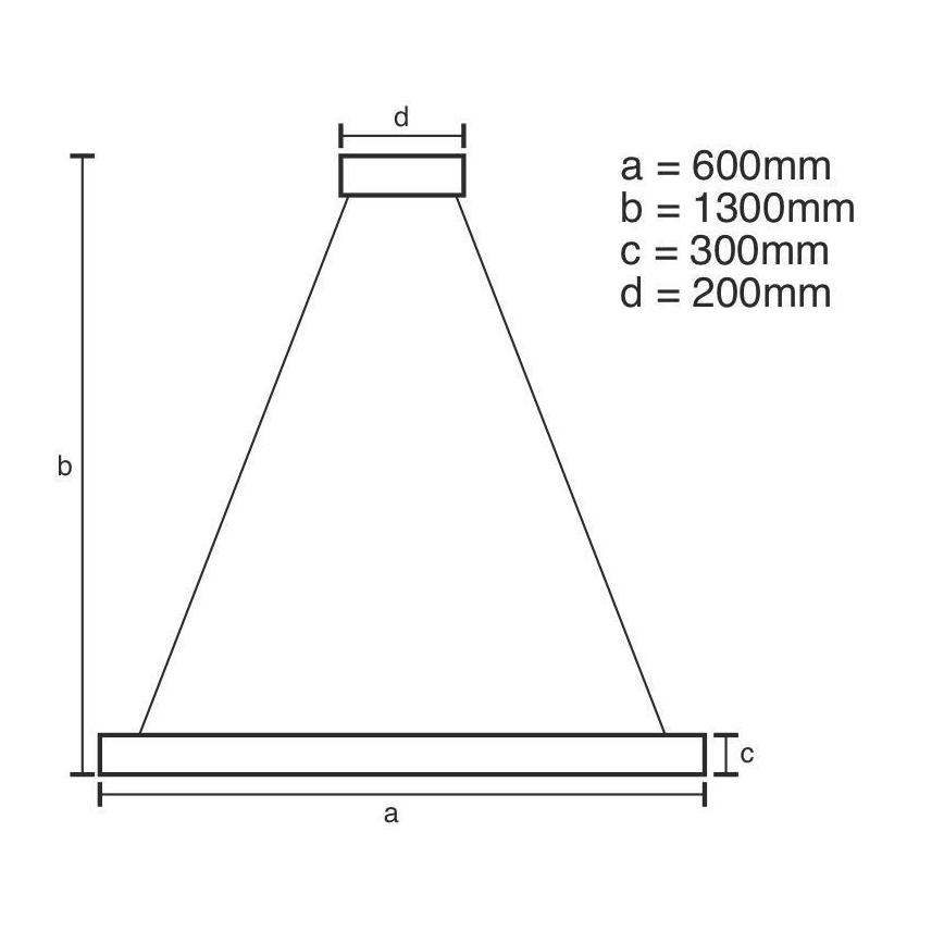 LED šviesos reguliavimas krištolas Sietynas ant stygos LED/130W/230V 3000-6500K auksas + nuotolinio valdymo pultas