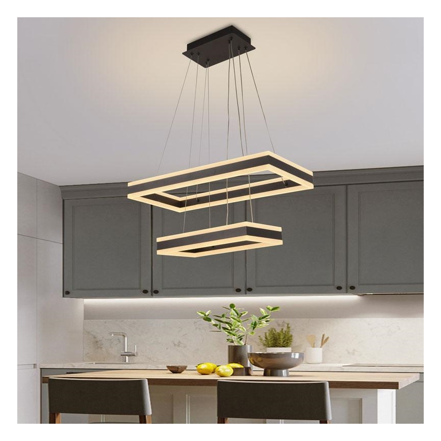 LED Reguliuojamas pakabinamas sietynas LED/130W/230V 3000-6500K + valdymo pultas