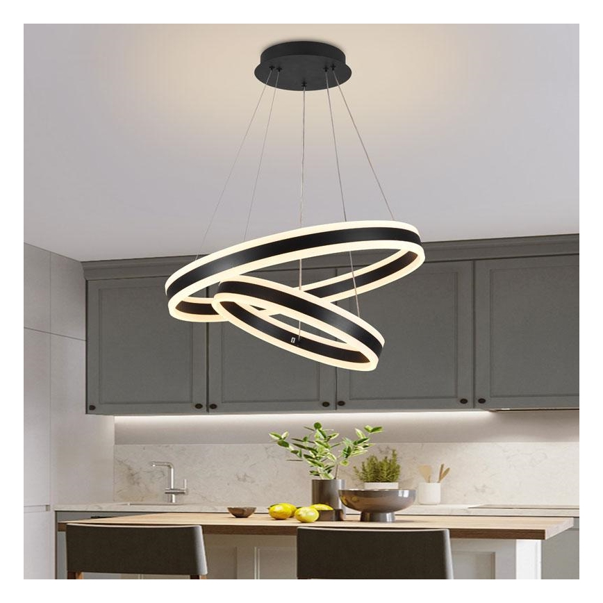 LED Reguliuojamas pakabinamas sietynas LED/135W/230V 3000-6500K + valdymo pultas