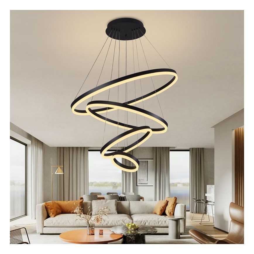 LED Reguliuojamas pakabinamas sietynas LED/165W/230V 3000-6500K + valdymo pultas