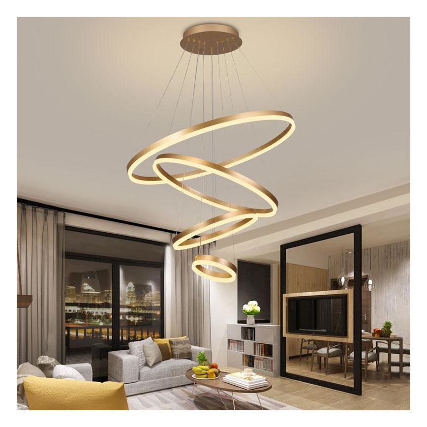 LED Reguliuojamas pakabinamas sietynas LED/165W/230V 3000-6500K + valdymo pultas