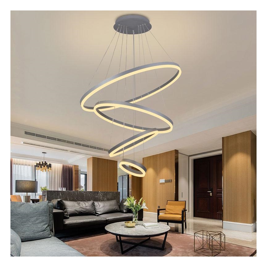 LED Reguliuojamas pakabinamas sietynas LED/165W/230V 3000-6500K + valdymo pultas