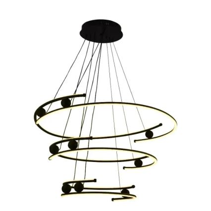LED Reguliuojamas pakabinamas sietynas LED/170W/230V 3000-6500K diametras 80 cm + nuotolinio valdymo pultas