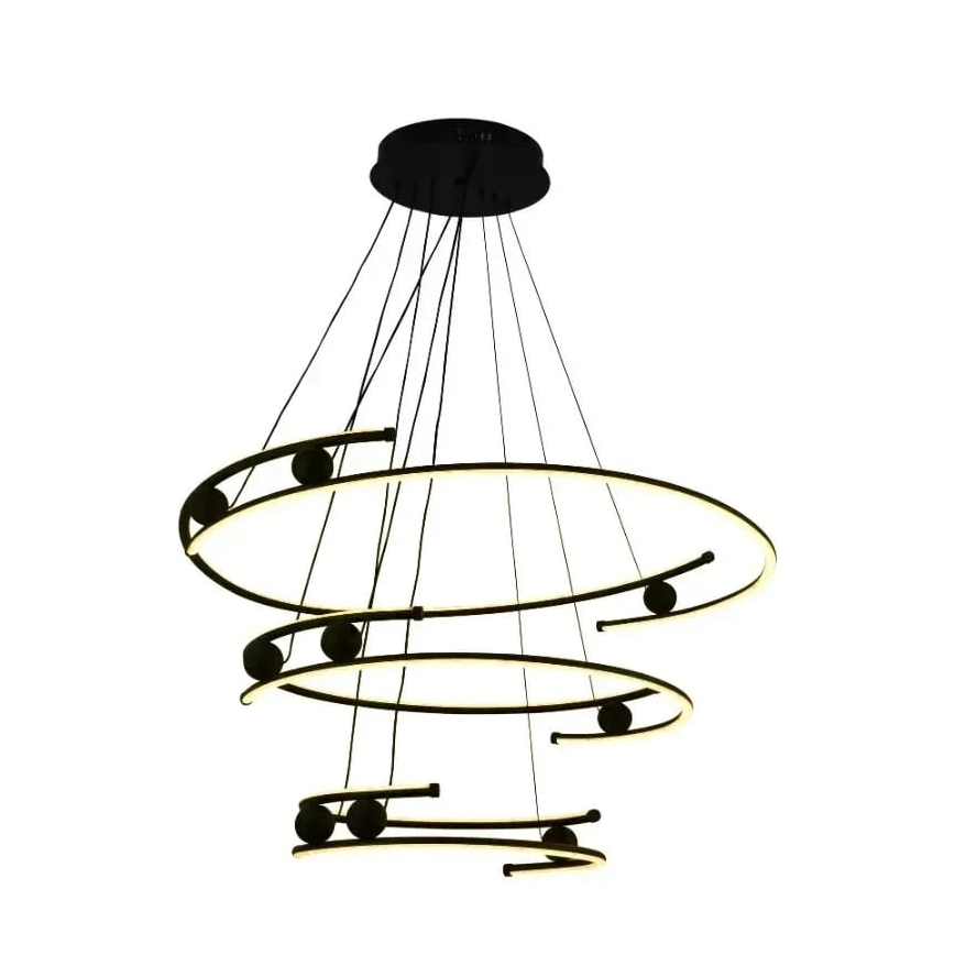 LED Reguliuojamas pakabinamas sietynas LED/170W/230V 3000-6500K diametras 80 cm + nuotolinio valdymo pultas