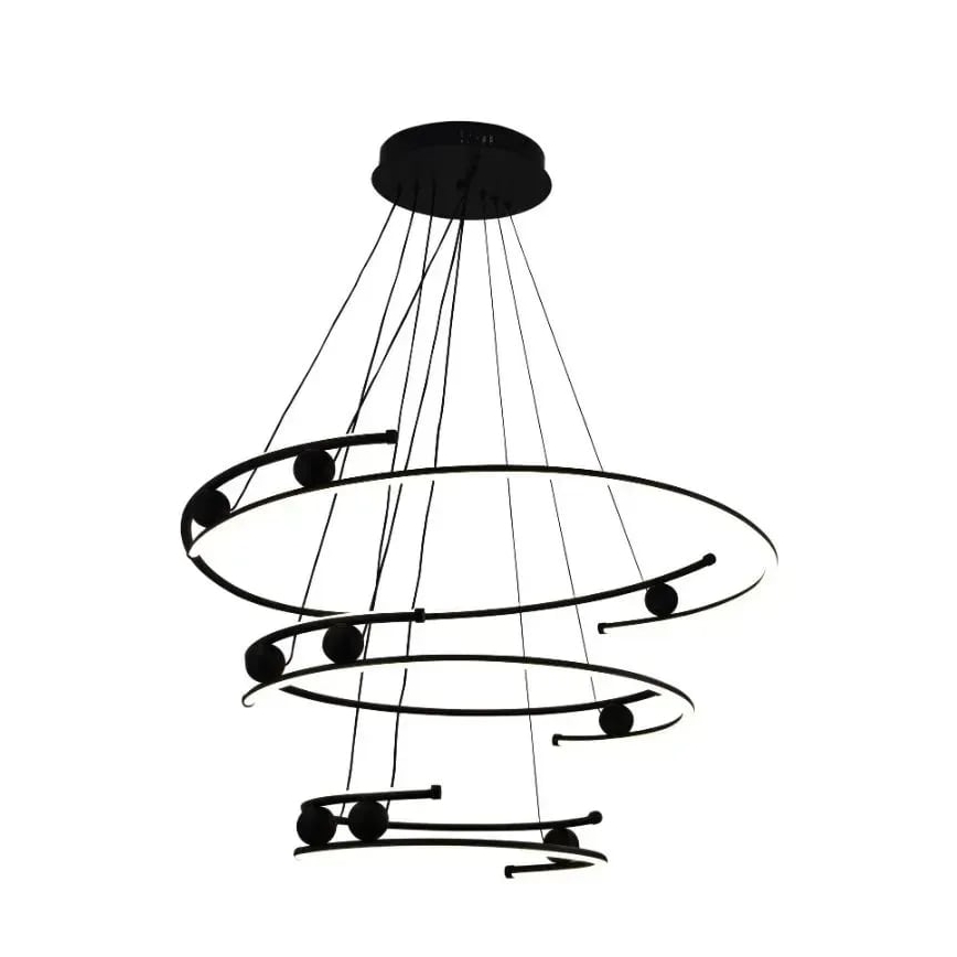 LED Reguliuojamas pakabinamas sietynas LED/170W/230V 3000-6500K diametras 80 cm + nuotolinio valdymo pultas