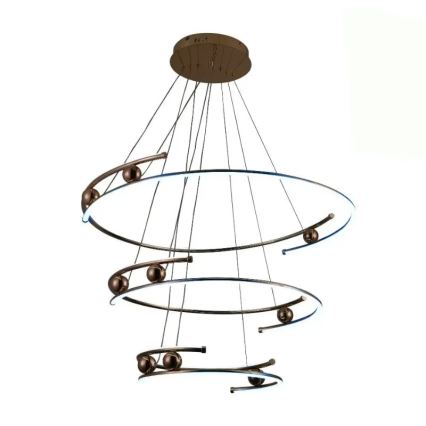 LED Reguliuojamas pakabinamas sietynas LED/170W/230V 3000-6500K diametras 80 cm + nuotolinio valdymo pultas