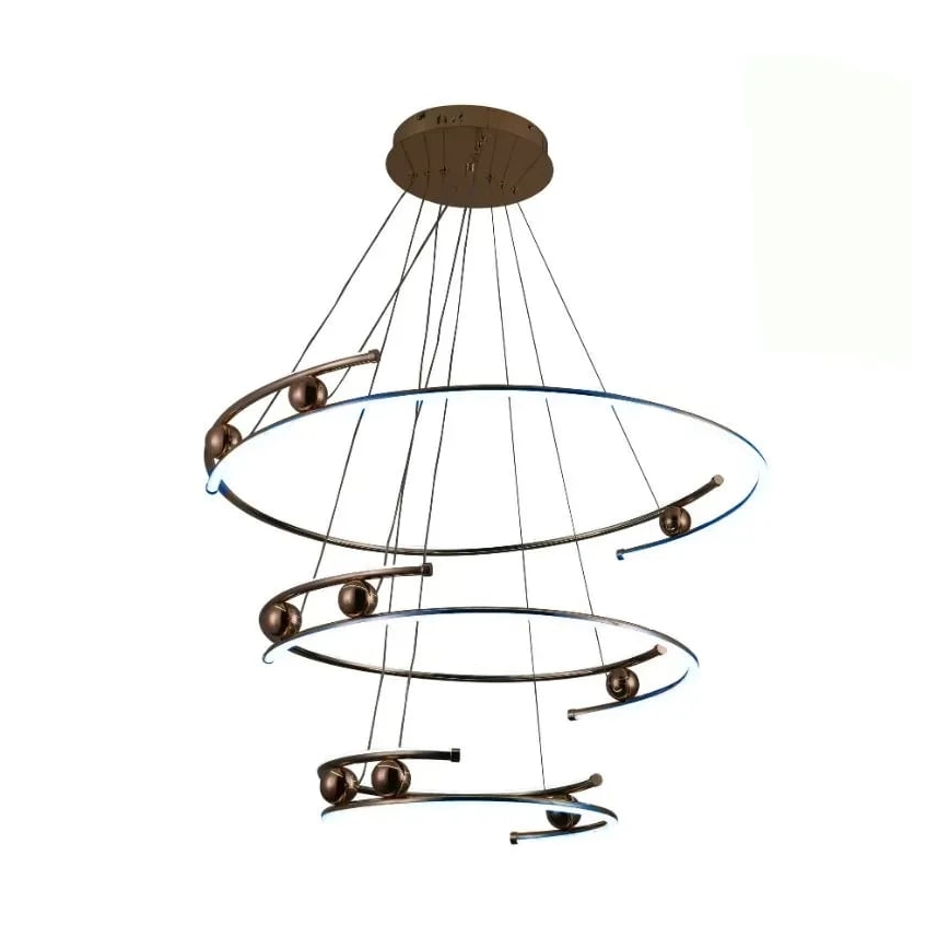 LED Reguliuojamas pakabinamas sietynas LED/170W/230V 3000-6500K diametras 80 cm + nuotolinio valdymo pultas