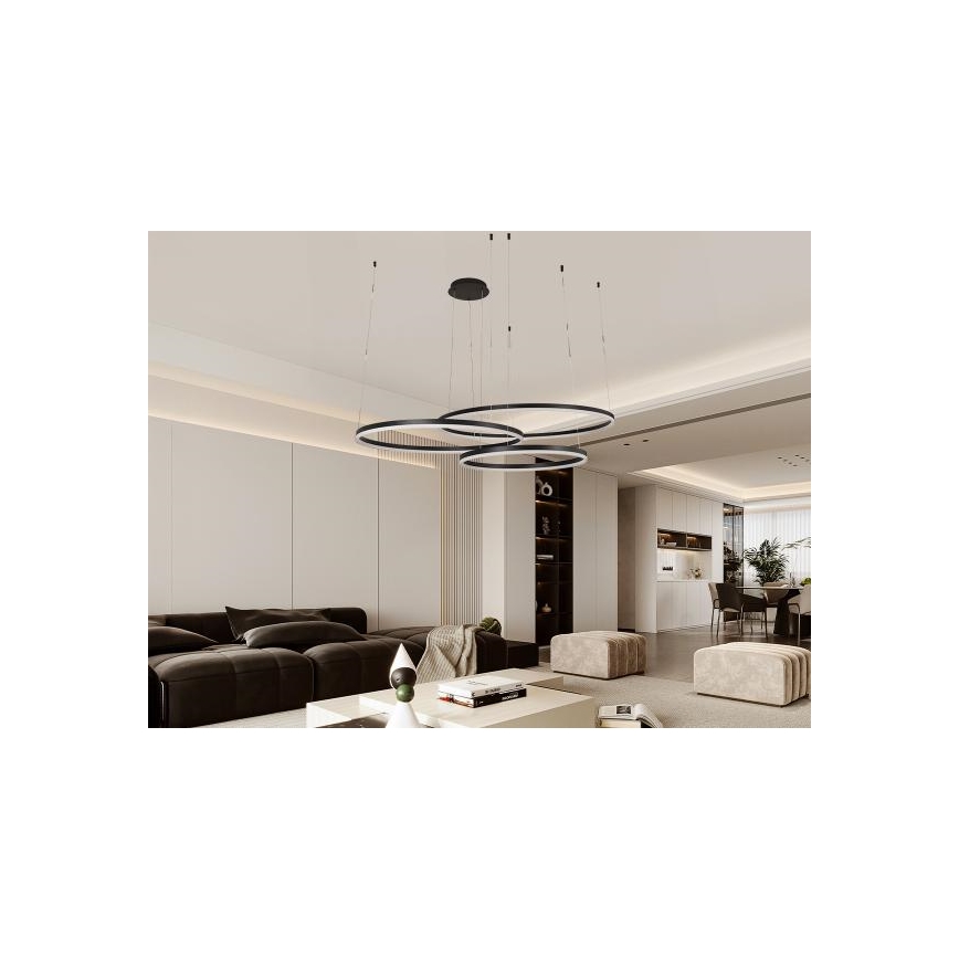 LED Reguliuojamas pakabinamas sietynas LED/170W/230V 3000-6500K + nuotolinio valdymo pultas