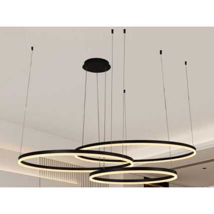 LED Reguliuojamas pakabinamas sietynas LED/170W/230V 3000-6500K + nuotolinio valdymo pultas