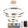LED Reguliuojamas pakabinamas sietynas LED/220W/230V 3000-6500K diametras 80 cm + nuotolinio valdymo pultas