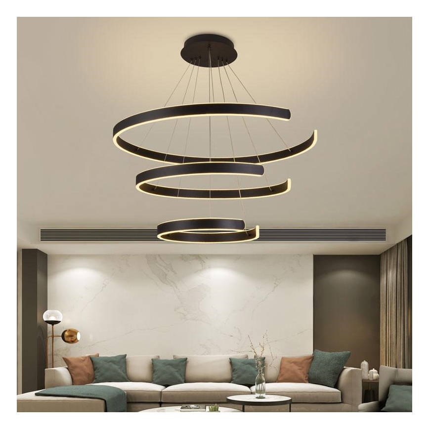 LED Reguliuojamas pakabinamas sietynas LED/220W/230V 3000-6500K + valdymo pultas
