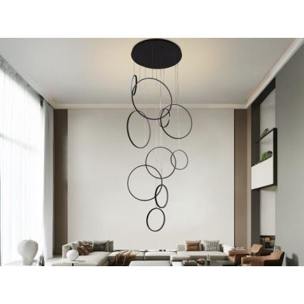 LED Reguliuojamas pakabinamas sietynas LED/290W/230V 3000-6500K diametras 60 cm + nuotolinio valdymo pultas