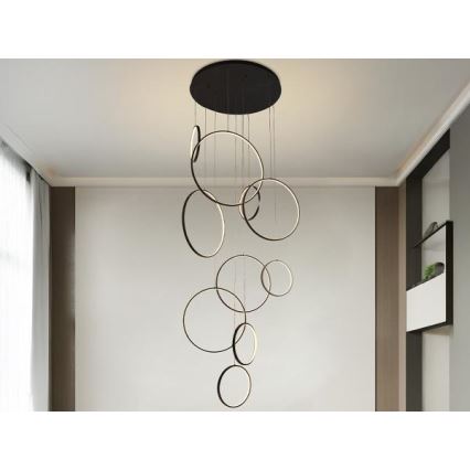 LED Reguliuojamas pakabinamas sietynas LED/290W/230V 3000-6500K diametras 60 cm + nuotolinio valdymo pultas