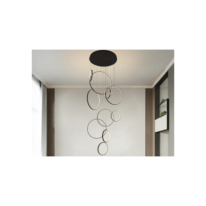 LED Reguliuojamas pakabinamas sietynas LED/290W/230V 3000-6500K diametras 60 cm + nuotolinio valdymo pultas