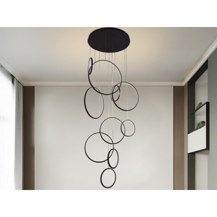 LED Reguliuojamas pakabinamas sietynas LED/290W/230V 3000-6500K diametras 60 cm + nuotolinio valdymo pultas