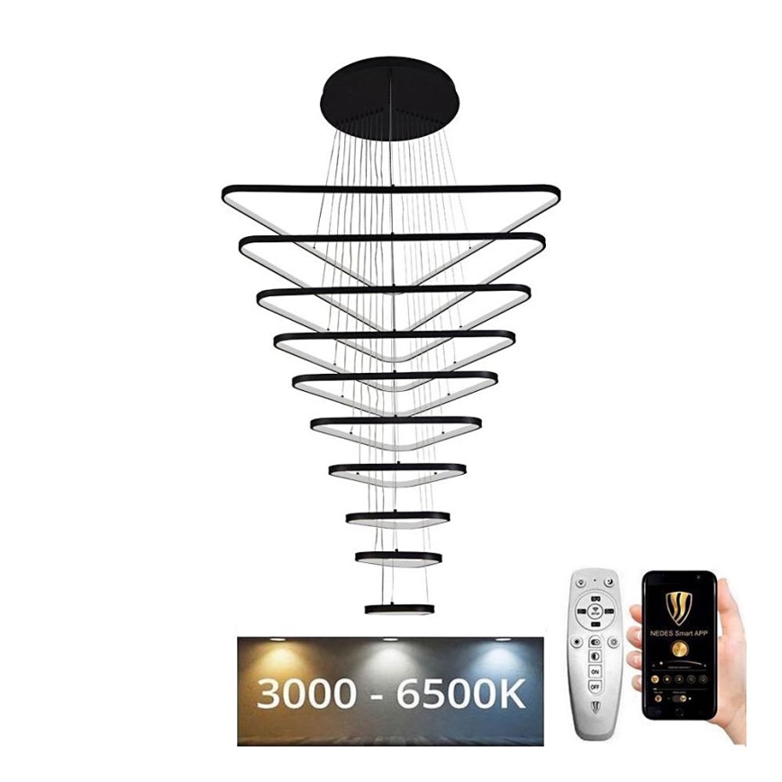 LED Reguliuojamas pakabinamas sietynas LED/385W/230V 3000-6500K + nuotolinio valdymo pultas