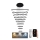 LED Reguliuojamas pakabinamas sietynas LED/385W/230V 3000-6500K + nuotolinio valdymo pultas
