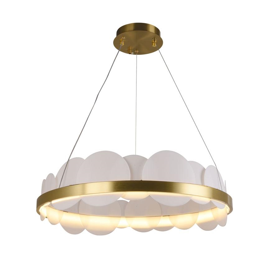 LED Reguliuojamas pakabinamas sietynas LED/40W/230V 3000-6500K auksas + nuotolinio valdymo pultas
