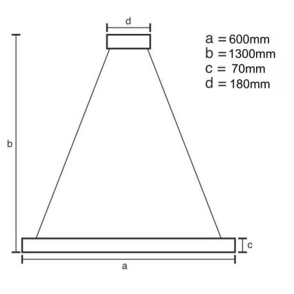 LED šviesos reguliavimas krištolas Sietynas ant stygos LED/40W/230V 3000-6500K auksas + nuotolinio valdymo pultas