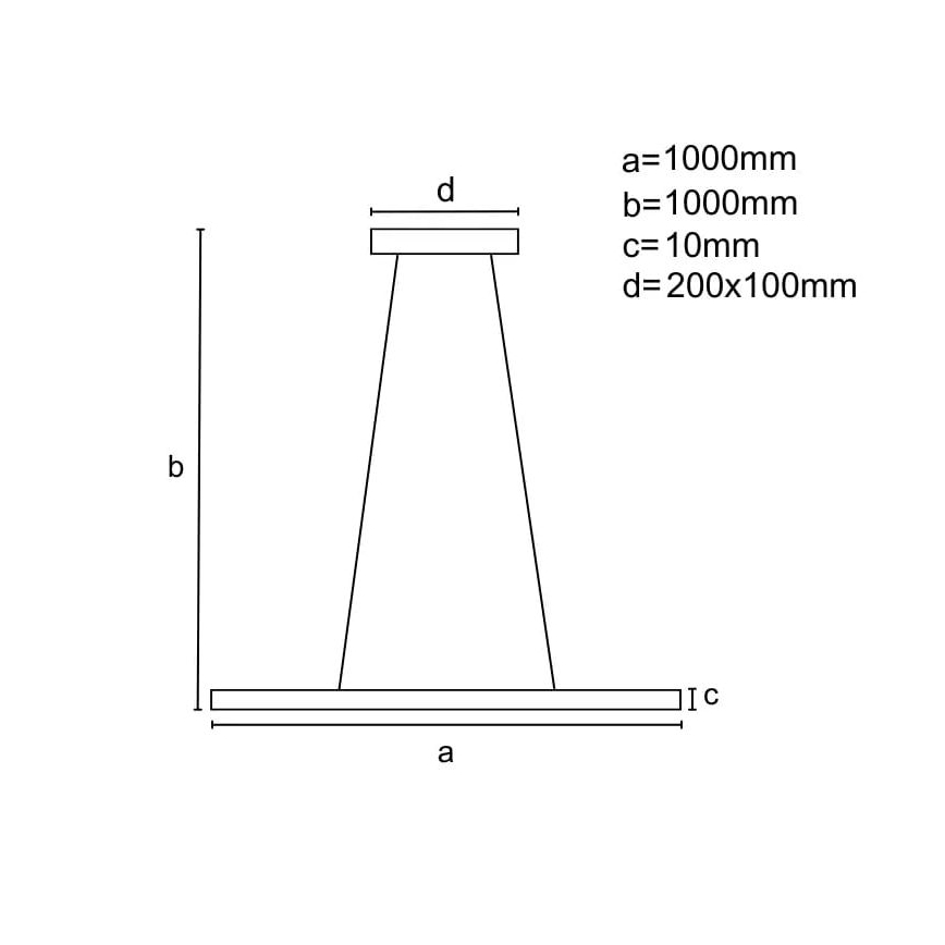 LED Reguliuojamas pakabinamas sietynas LED/40W/230V 3000-6500K balta + nuotolinio valdymo pultas