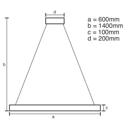 LED šviesos reguliavimas krištolas Sietynas ant stygos LED/40W/230V 3000-6500K chromas/auksas + nuotolinio valdymo pultas