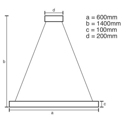 LED šviesos reguliavimas krištolas Sietynas ant stygos LED/40W/230V 3000-6500K chromas + nuotolinio valdymo pultas