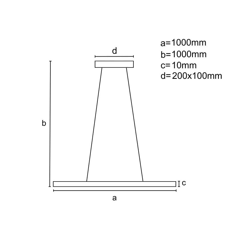 LED Reguliuojamas pakabinamas sietynas LED/40W/230V 3000-6500K juoda + nuotolinio valdymo pultas
