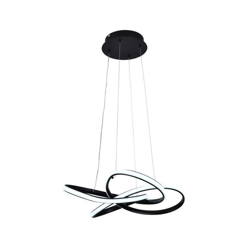 LED Reguliuojamas pakabinamas sietynas LED/40W/230V 3000-6500K juoda + nuotolinio valdymo pultas