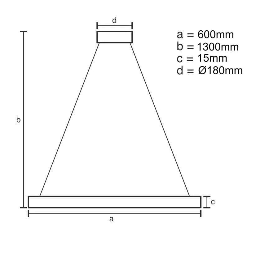 LED Reguliuojamas pakabinamas sietynas LED/40W/230V 3000-6500K + nuotolinio valdymo pultas