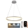 LED Reguliuojamas pakabinamas sietynas LED/42W/230V 3000-6500K diametras 60 cm + nuotolinio valdymo pultas