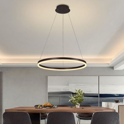LED Reguliuojamas pakabinamas sietynas LED/42W/230V 3000-6500K diametras 60 cm + nuotolinio valdymo pultas