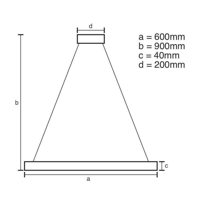 LED Reguliuojamas pakabinamas sietynas LED/42W/230V 3000-6500K diametras 60 cm + nuotolinio valdymo pultas