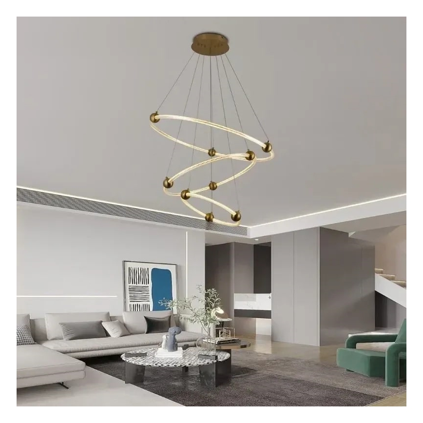 LED Reguliuojamas pakabinamas sietynas LED/45W/230V 3000-6500K + nuotolinio valdymo pultas