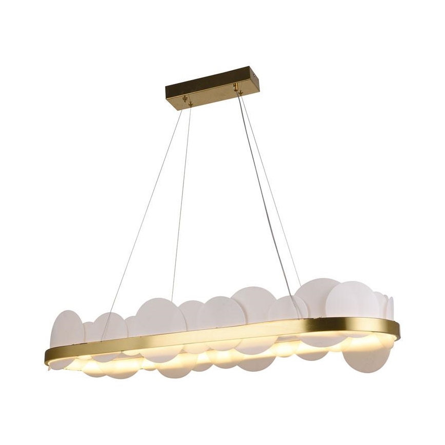 LED Reguliuojamas pakabinamas sietynas LED/50W/230V 3000-6500K auksas + nuotolinio valdymo pultas
