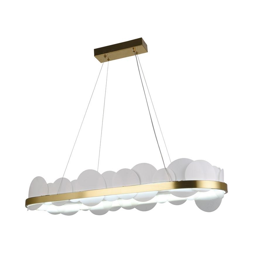 LED Reguliuojamas pakabinamas sietynas LED/50W/230V 3000-6500K auksas + nuotolinio valdymo pultas