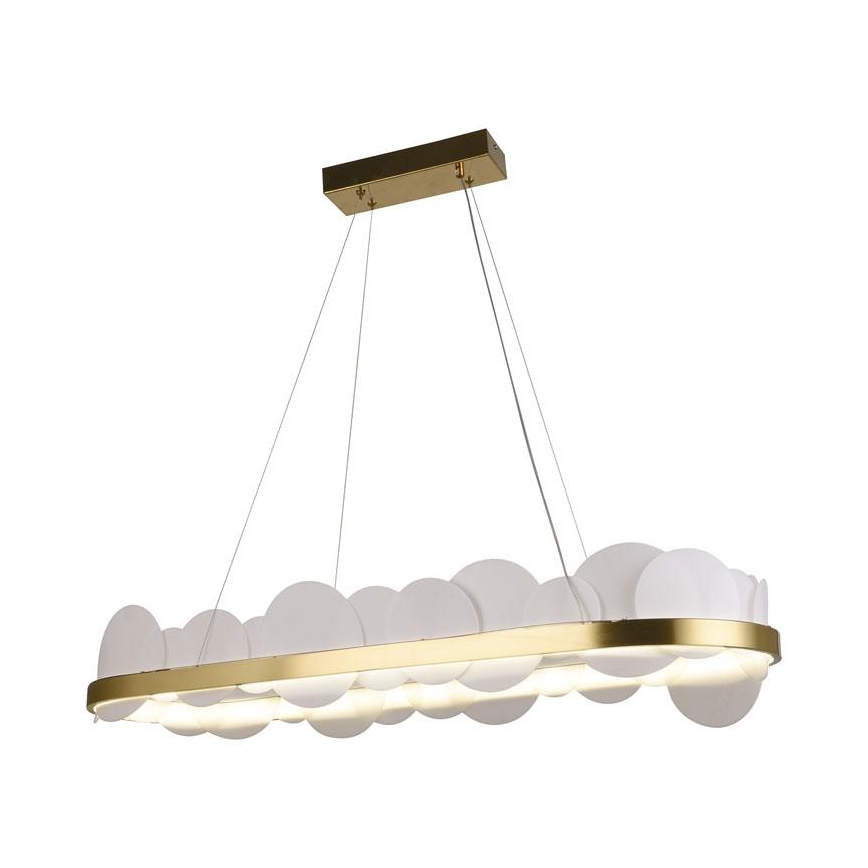 LED Reguliuojamas pakabinamas sietynas LED/50W/230V 3000-6500K auksas + nuotolinio valdymo pultas