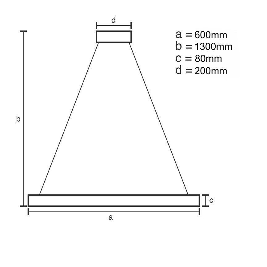 LED Reguliuojamas pakabinamas sietynas LED/50W/230V 3000-6500K + nuotolinio valdymo pultas