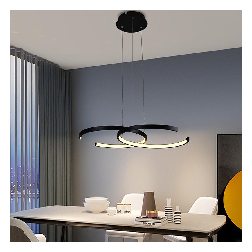 LED Reguliuojamas pakabinamas sietynas LED/50W/230V 3000-6500K + valdymo pultas