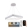 LED Reguliuojamas pakabinamas sietynas LED/55W/230V 3000-6500K balta + nuotolinio valdymo pultas