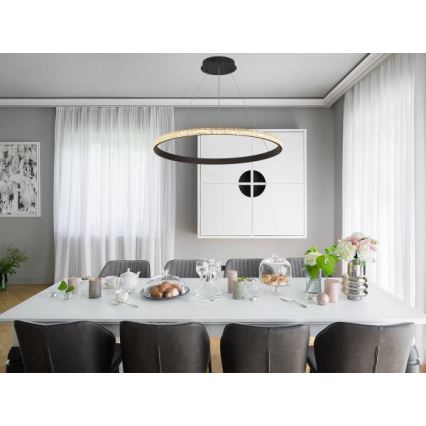 LED Reguliuojamas pakabinamas sietynas LED/55W/230V 3000-6500K + nuotolinio valdymo pultas