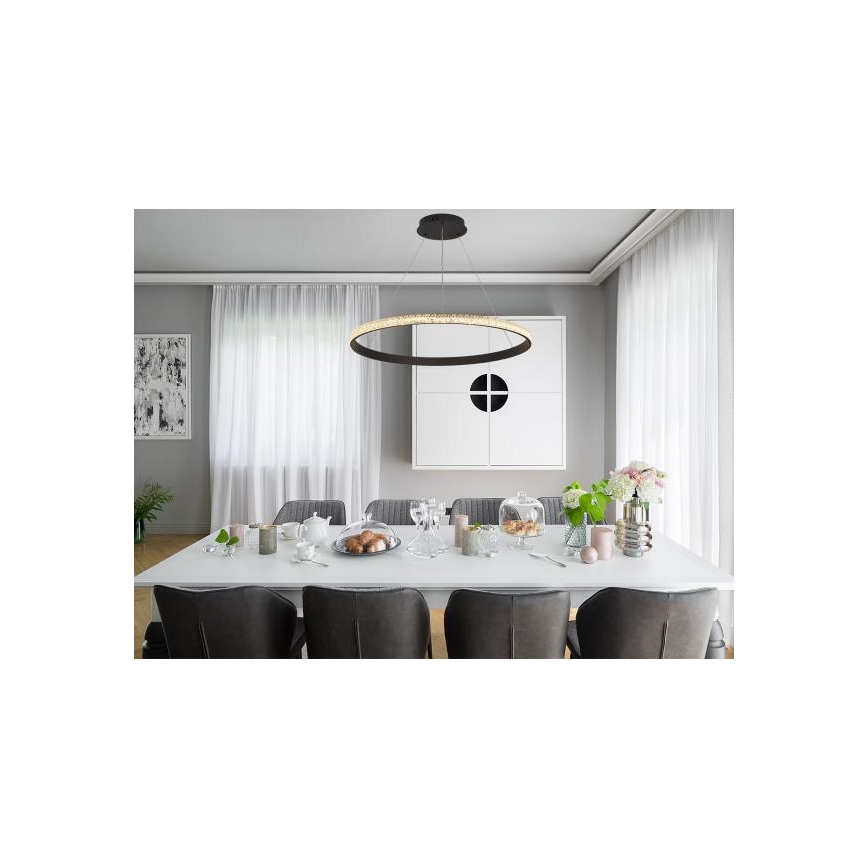 LED Reguliuojamas pakabinamas sietynas LED/55W/230V 3000-6500K + nuotolinio valdymo pultas