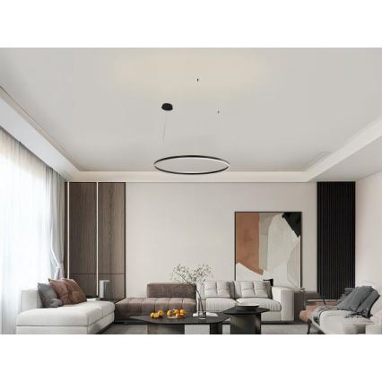 LED Reguliuojamas pakabinamas sietynas LED/55W/230V 3000-6500K + nuotolinio valdymo pultas
