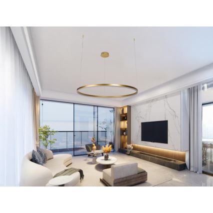 LED Reguliuojamas pakabinamas sietynas LED/55W/230V 3000-6500K + nuotolinio valdymo pultas