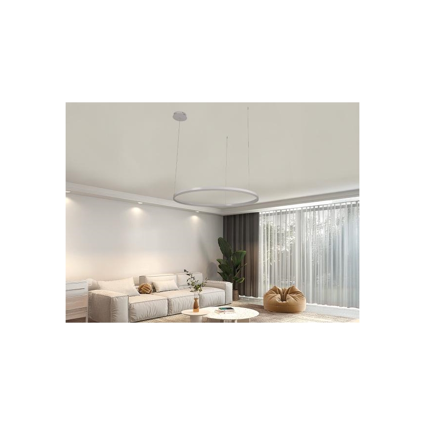 LED Reguliuojamas pakabinamas sietynas LED/55W/230V 3000-6500K + nuotolinio valdymo pultas