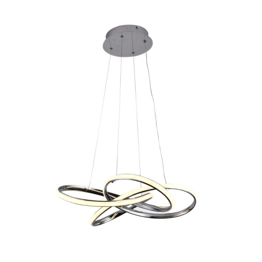 LED Reguliuojamas pakabinamas sietynas LED/65W/230V 3000-6500K chromas + nuotolinio valdymo pultas