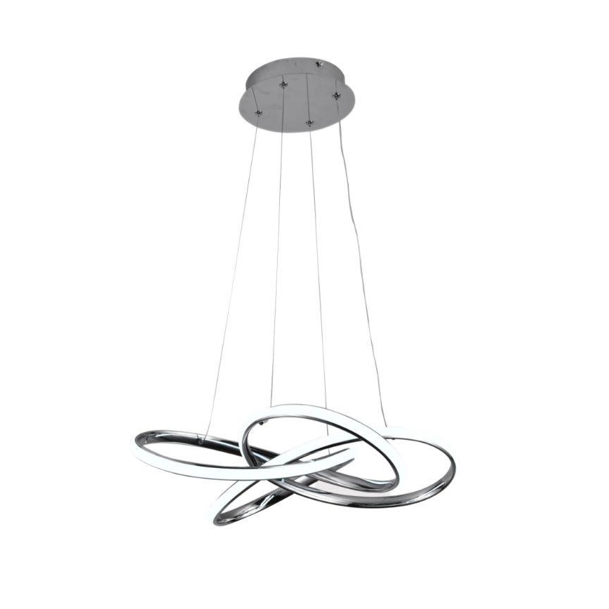 LED Reguliuojamas pakabinamas sietynas LED/65W/230V 3000-6500K chromas + nuotolinio valdymo pultas