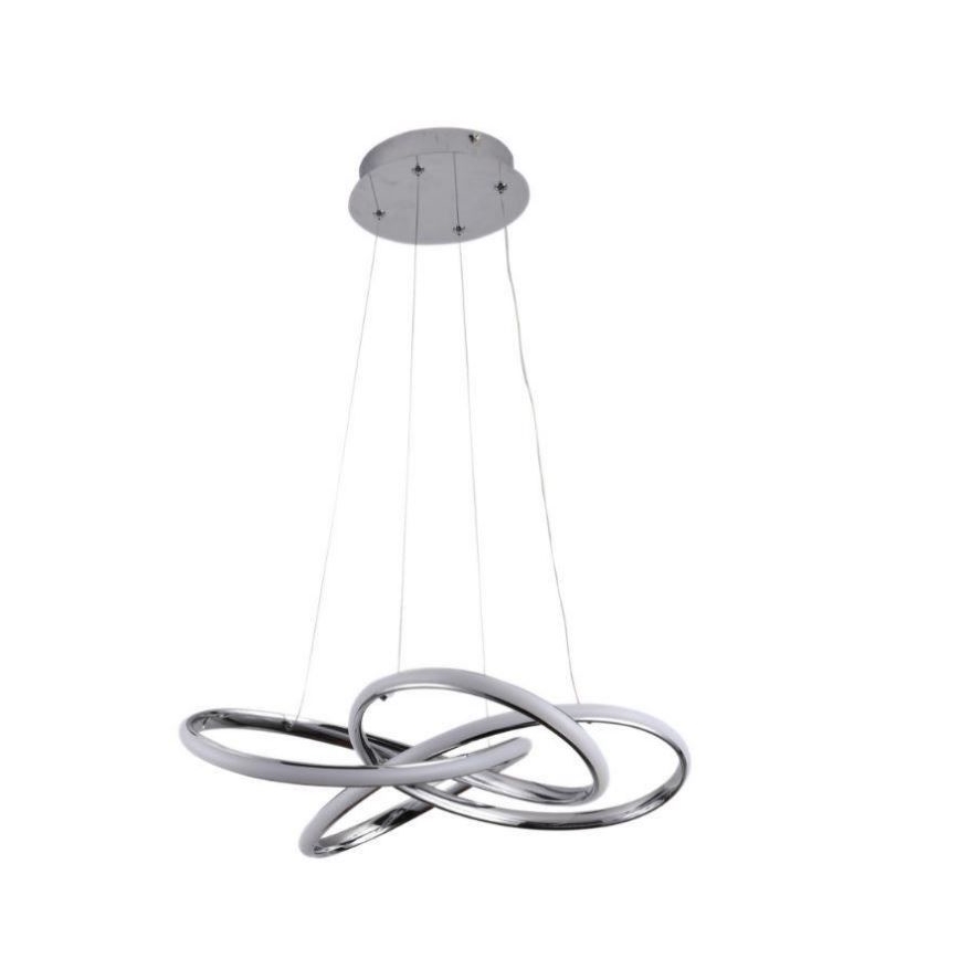 LED Reguliuojamas pakabinamas sietynas LED/65W/230V 3000-6500K chromas + nuotolinio valdymo pultas