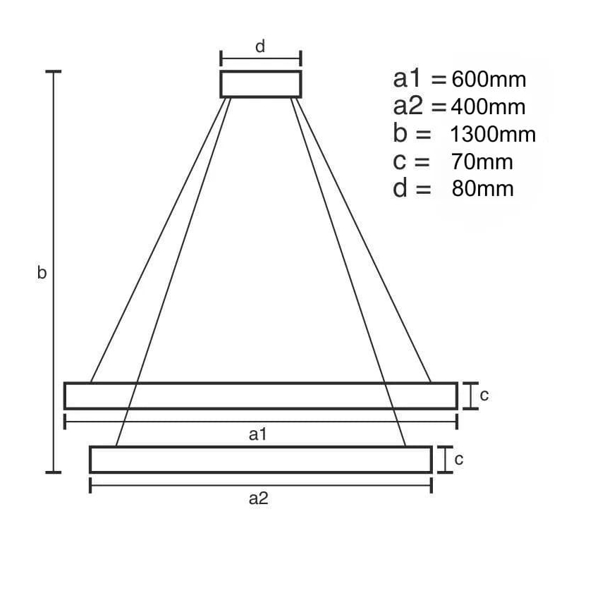 LED šviesos reguliavimas krištolas Sietynas ant stygos LED/65W/230V 3000-6500K + nuotolinio valdymo pultas