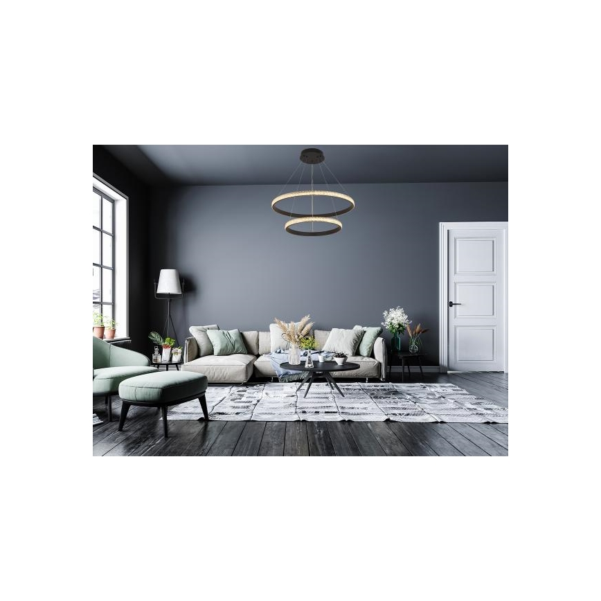 LED Reguliuojamas pakabinamas sietynas LED/65W/230V 3000-6500K + nuotolinio valdymo pultas